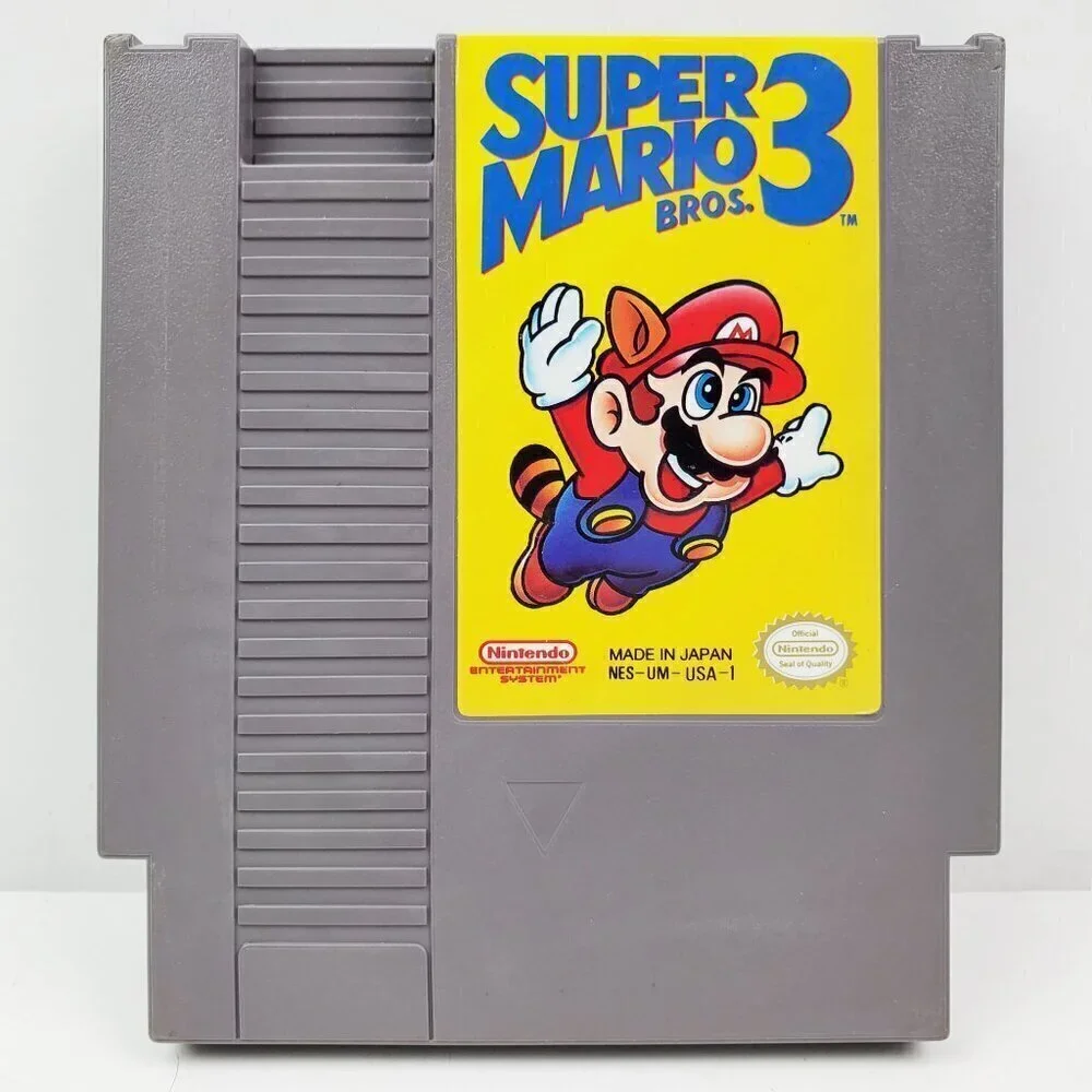 Super Mario Bros. 3 NES Nintendo Video Game Manual Sleeve Authentic Tested